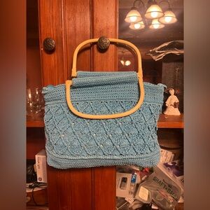 Faded Glory Teal tote bag